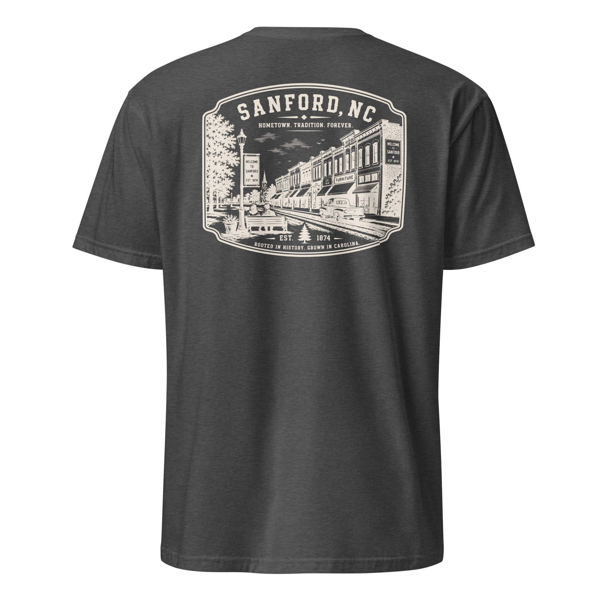 Sanford, NC - Downtown - Unisex T-Shirt