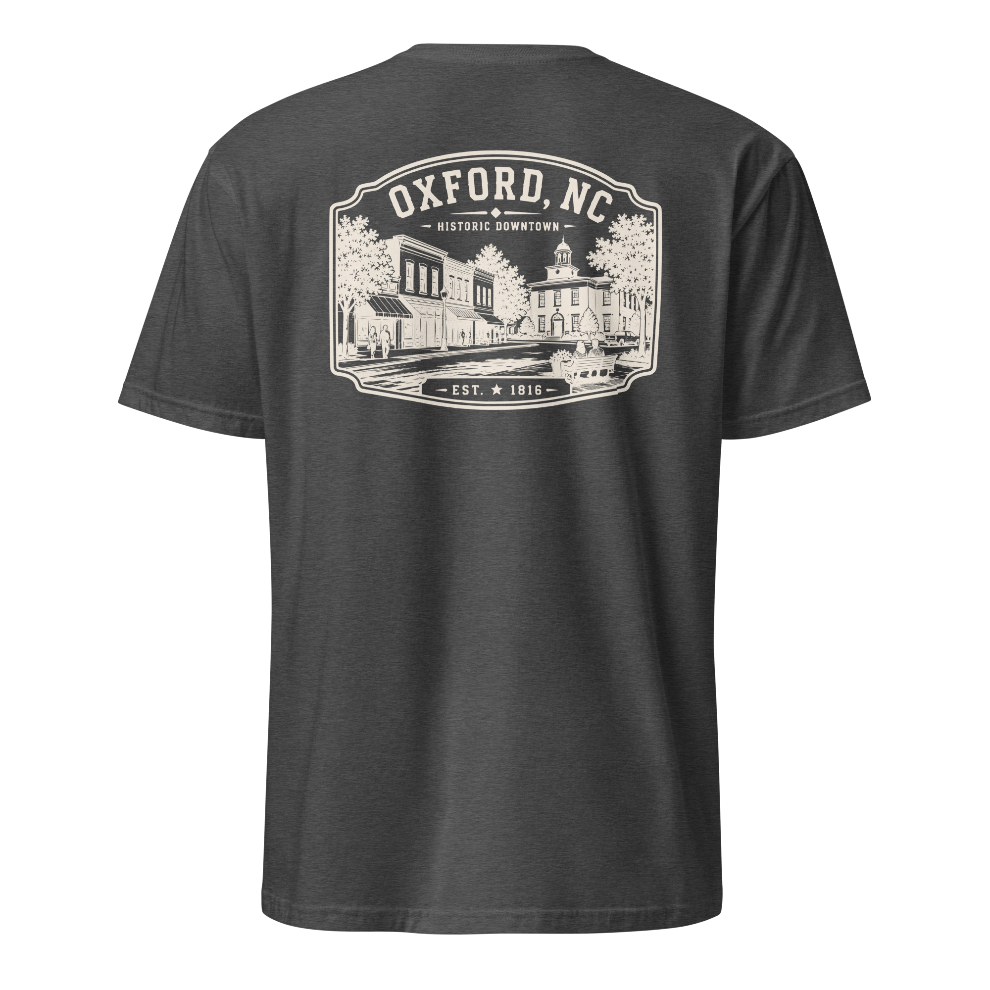 Oxford, NC - Historic Downtown - Unisex T-Shirt