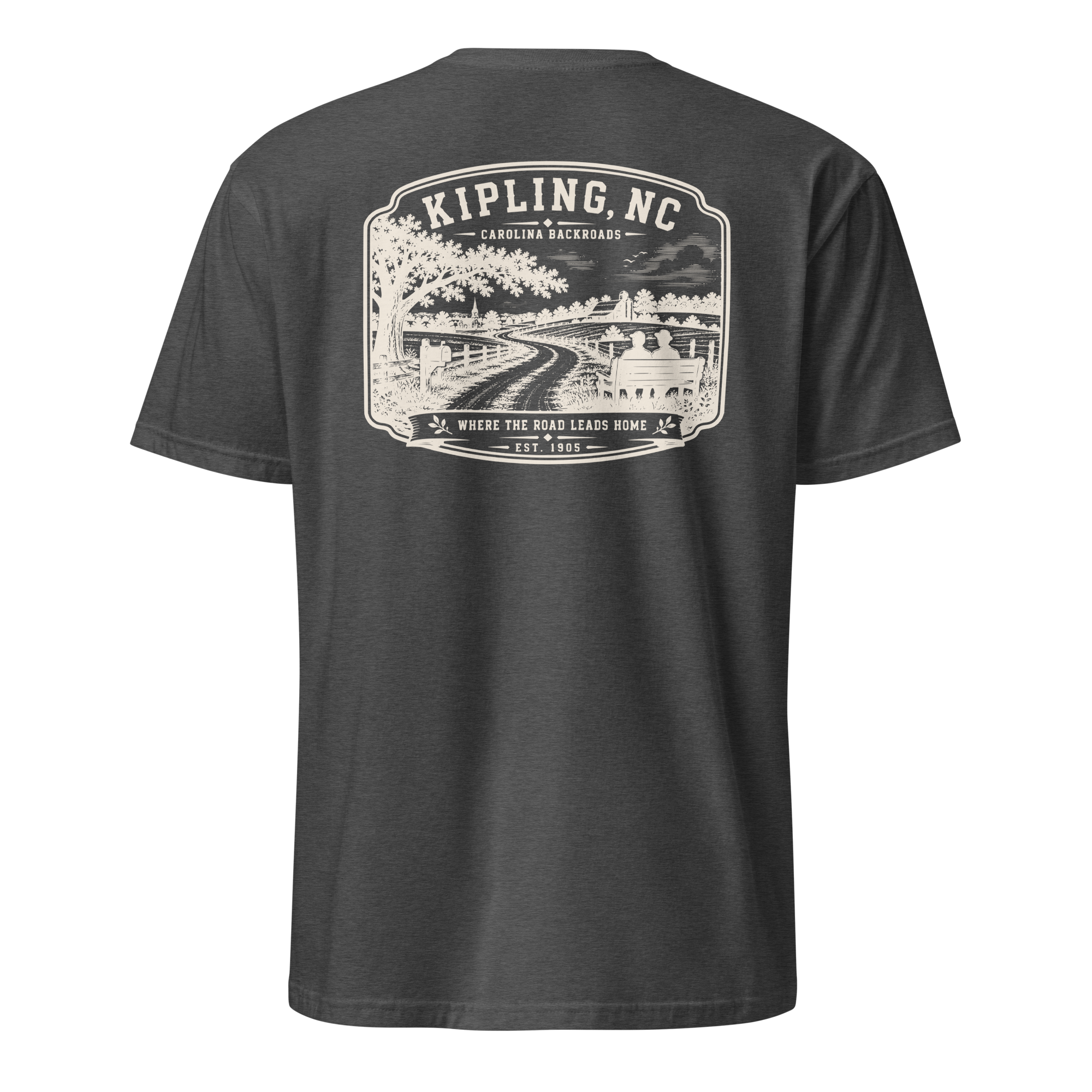 Kipling, NC - The Backroads- Unisex T-Shirt