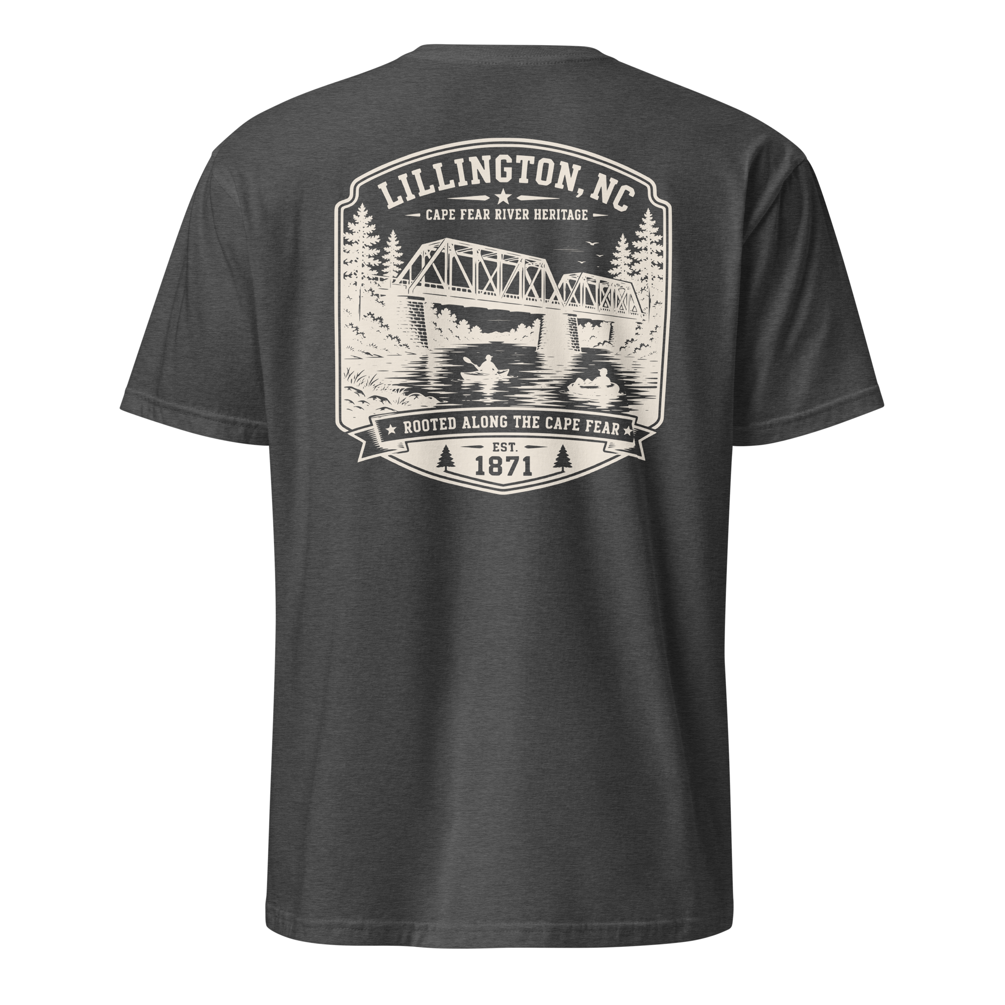 Lillington, NC - Old Trestle Bridge - Unisex T-Shirt