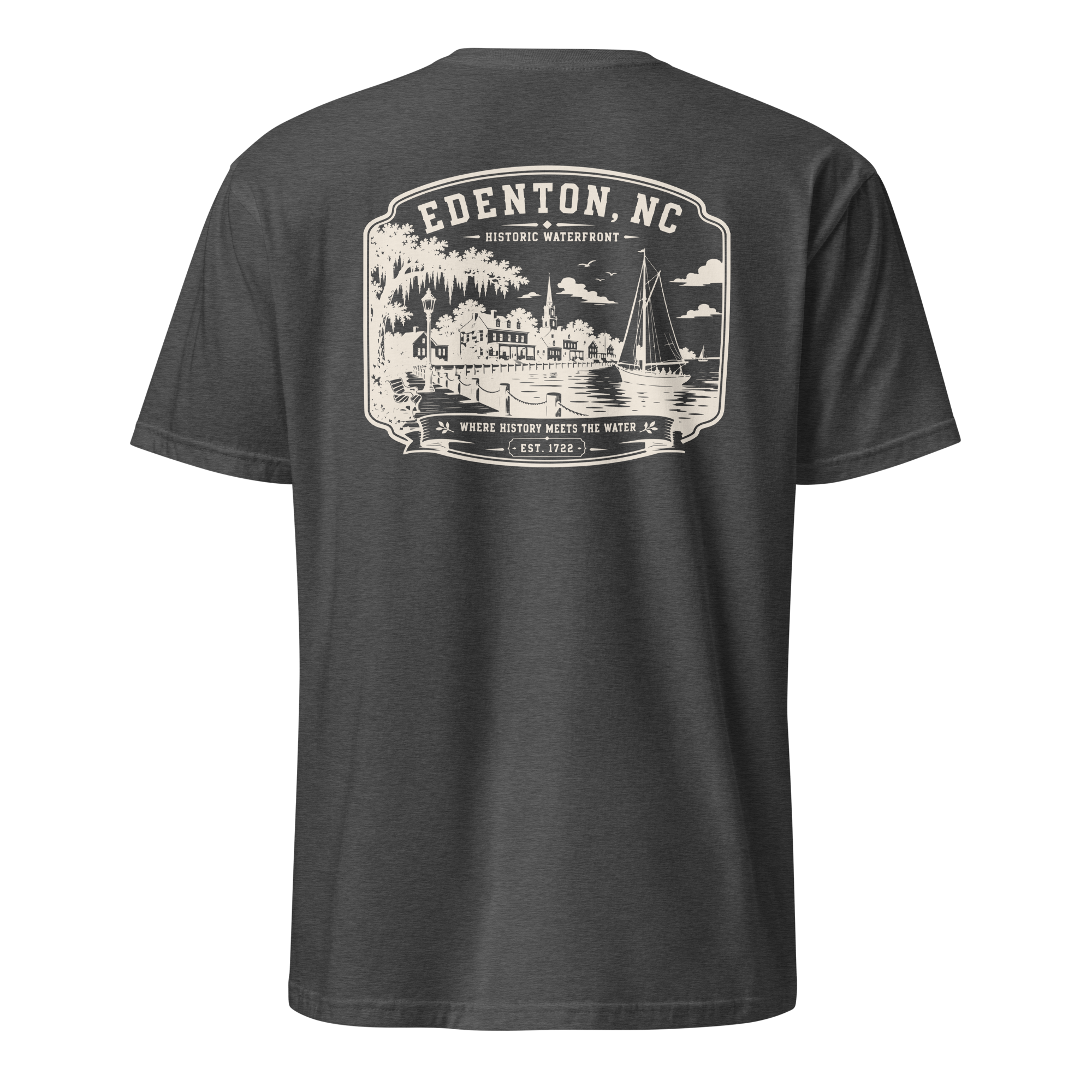 Edenton, NC - Historic Waterfront - Unisex T-Shirt