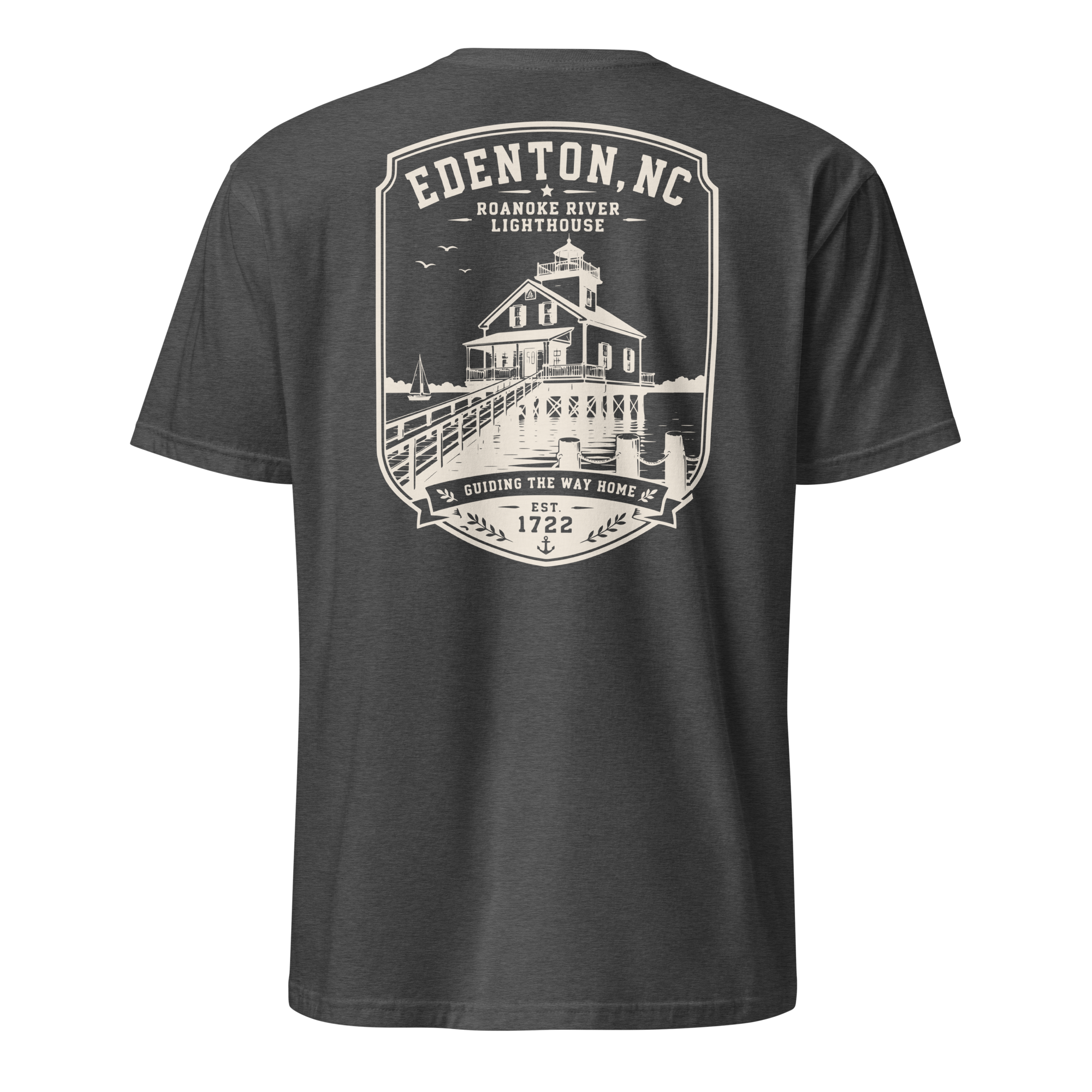Edenton, NC - Roanoke River Lighthouse - Unisex T-Shirt