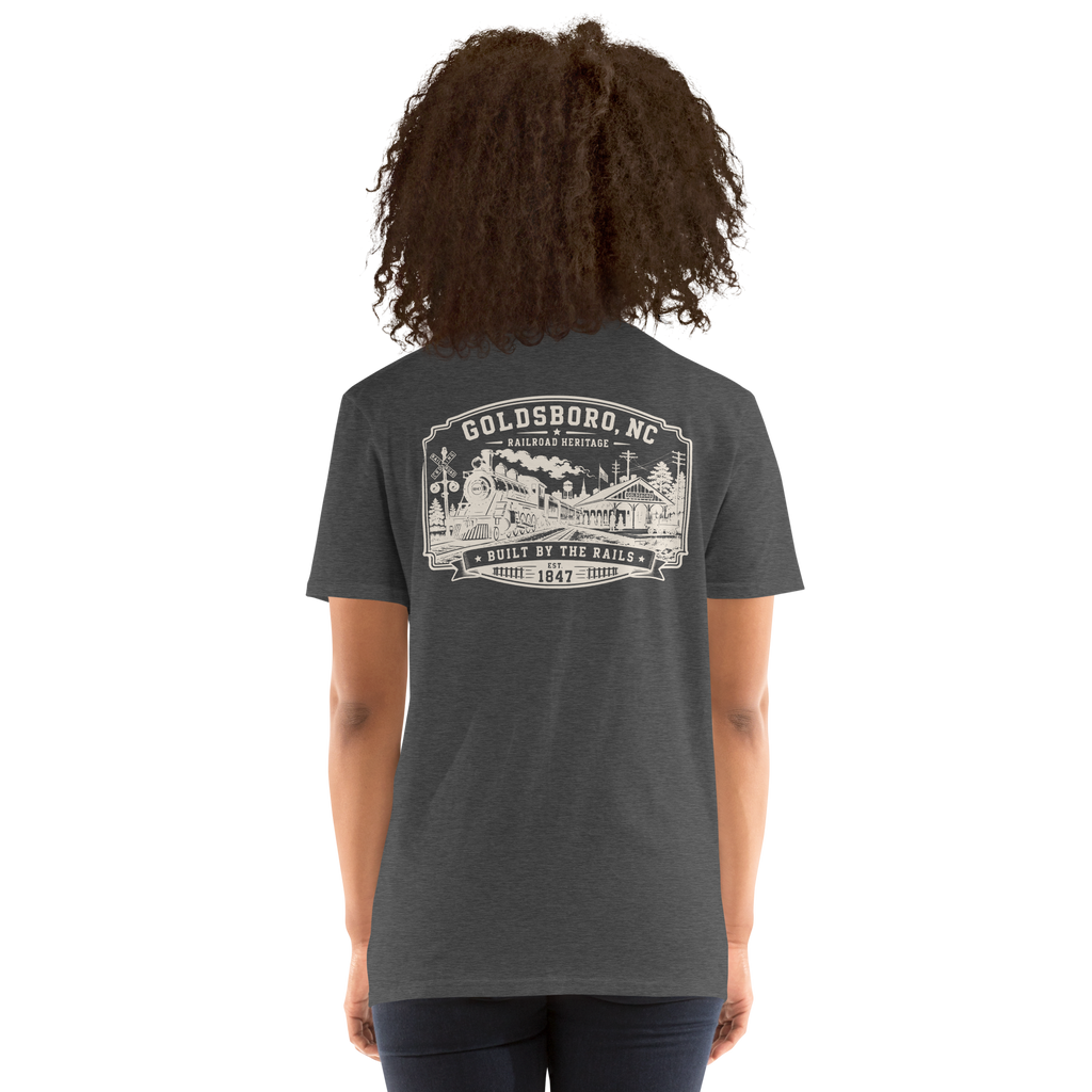 Goldsboro, NC - Built On Rails - Unisex T-Shirt