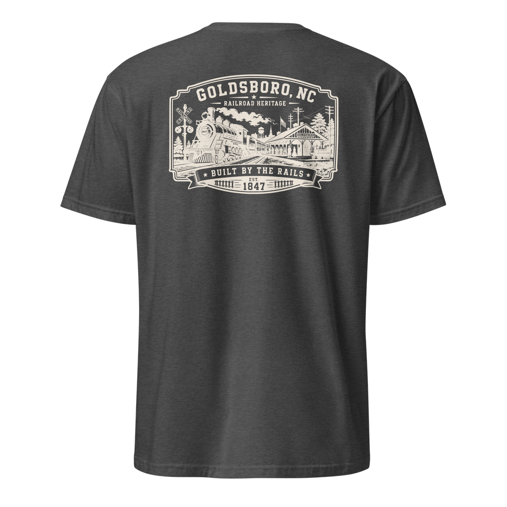 Goldsboro, NC - Built On Rails - Unisex T-Shirt