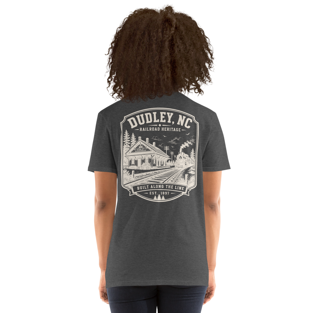 Dudley, NC - Built Along The Line - Unisex T-Shirt