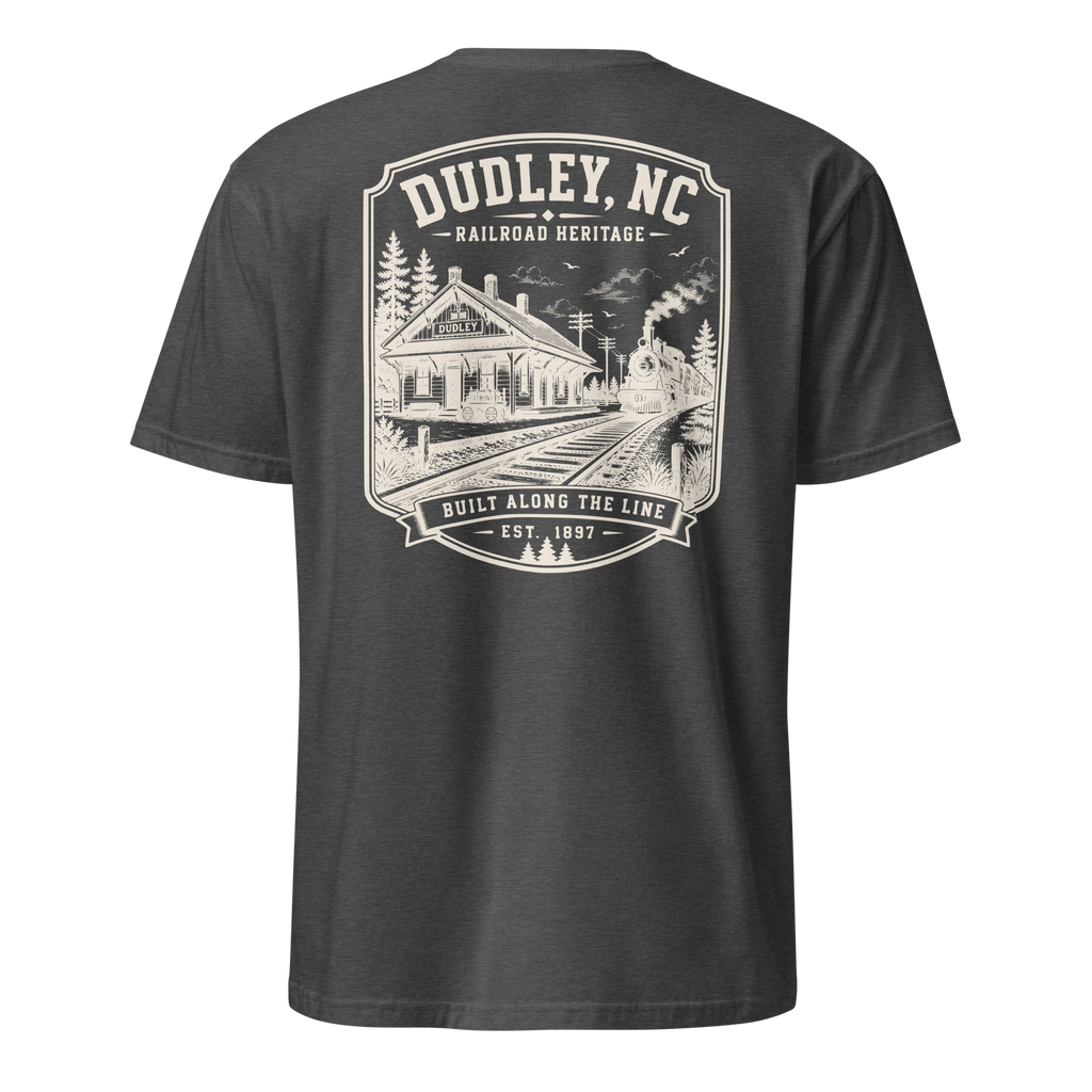 Dudley, NC - Built Along The Line - Unisex T-Shirt