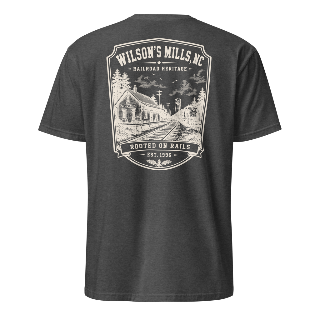 Wilson's Mills - Rooted On Rails - Unisex T-Shirt