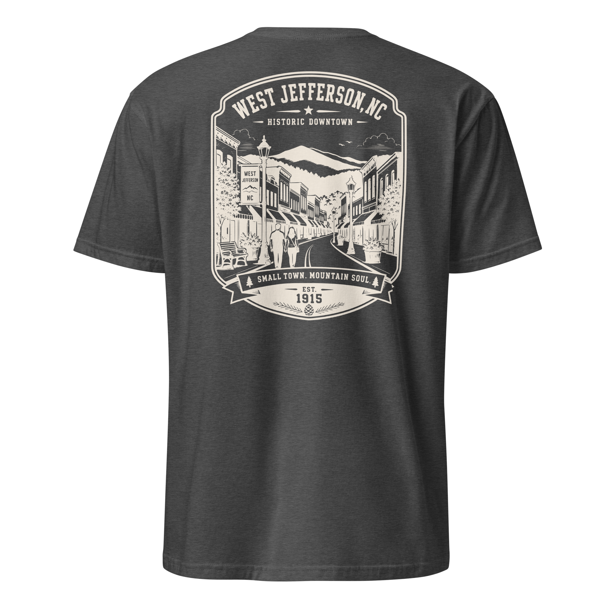West Jefferson - Historic Downtown - Unisex T-Shirt