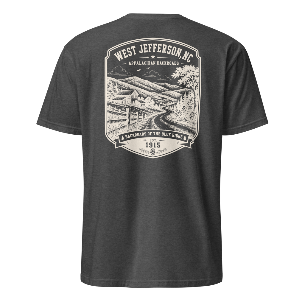 West Jefferson - Appalachian Backroads - Unisex T-Shirt