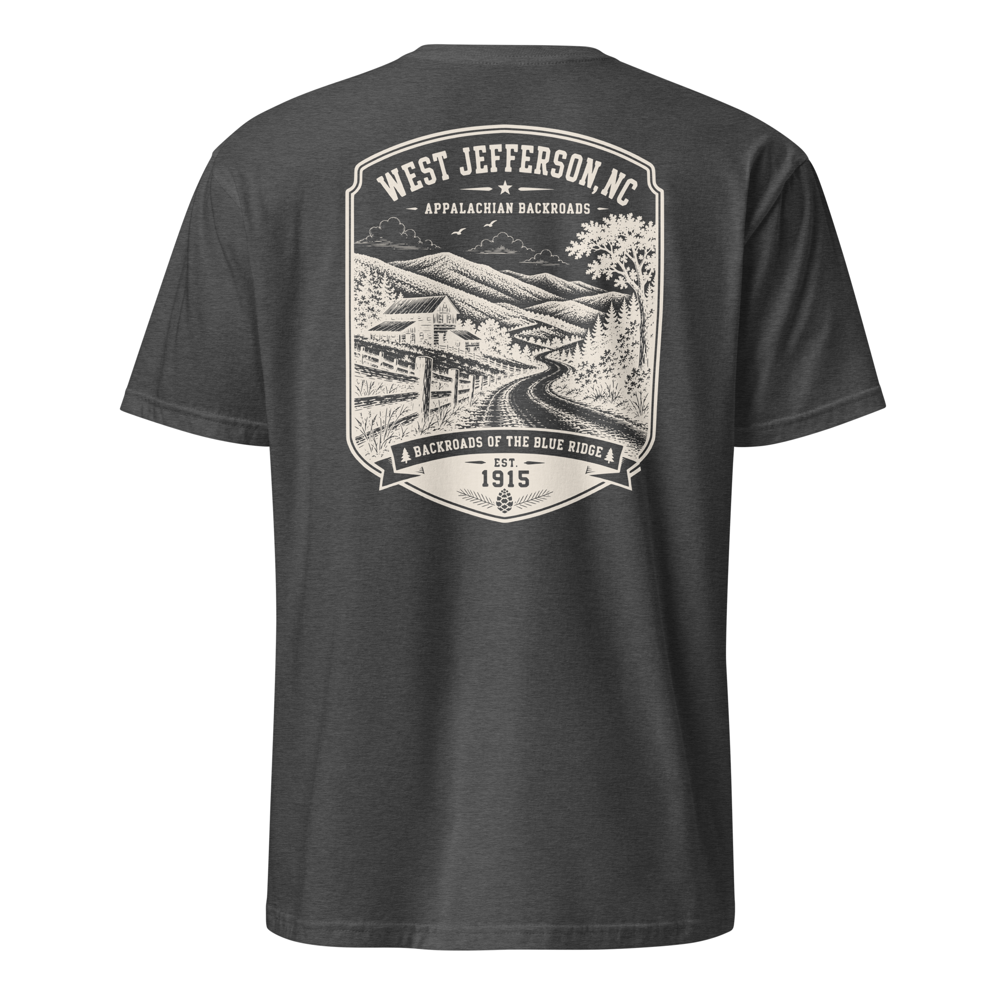 West Jefferson - Appalachian Backroads - Unisex T-Shirt