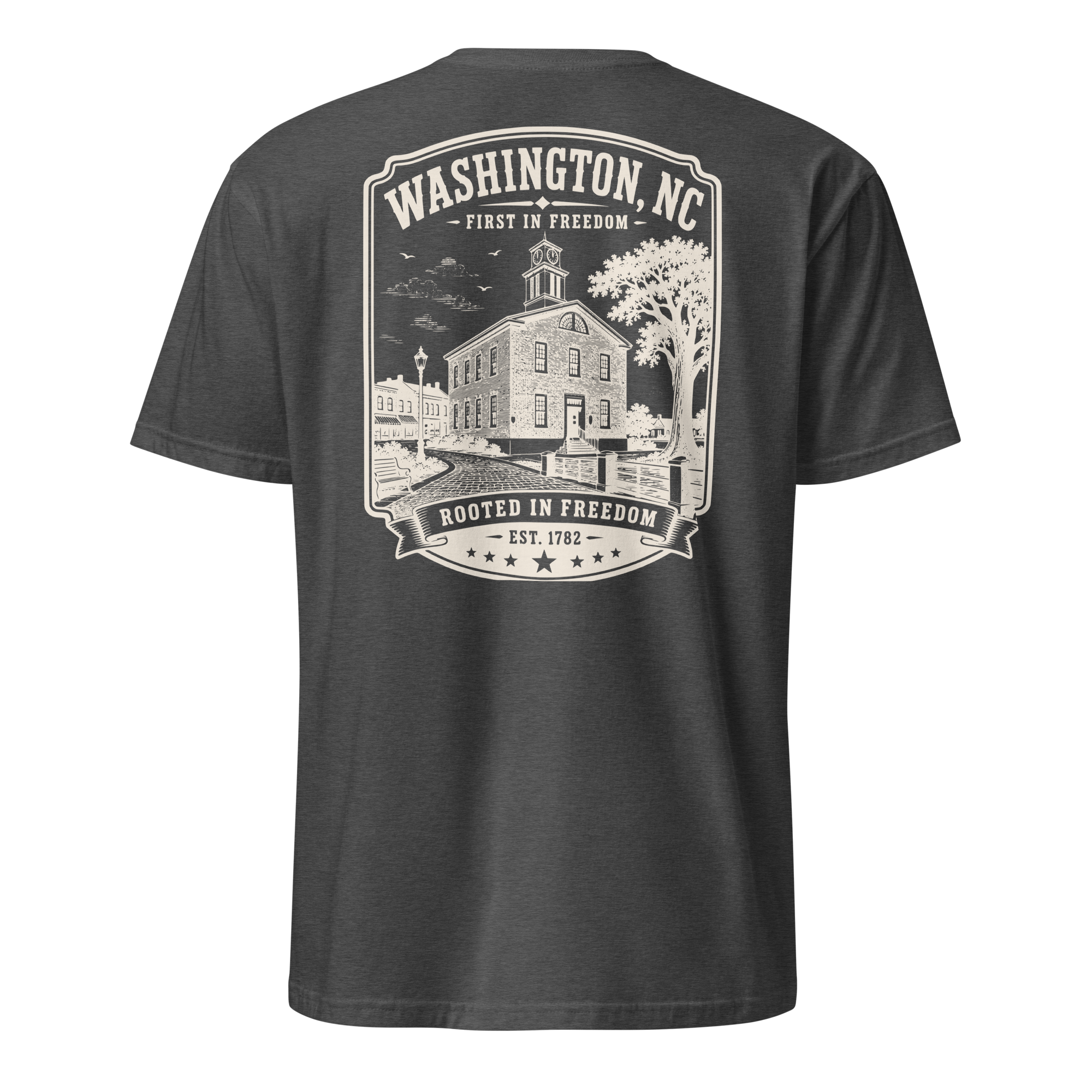 Washington, NC - Rooted In Freedom - Unisex T-Shirt