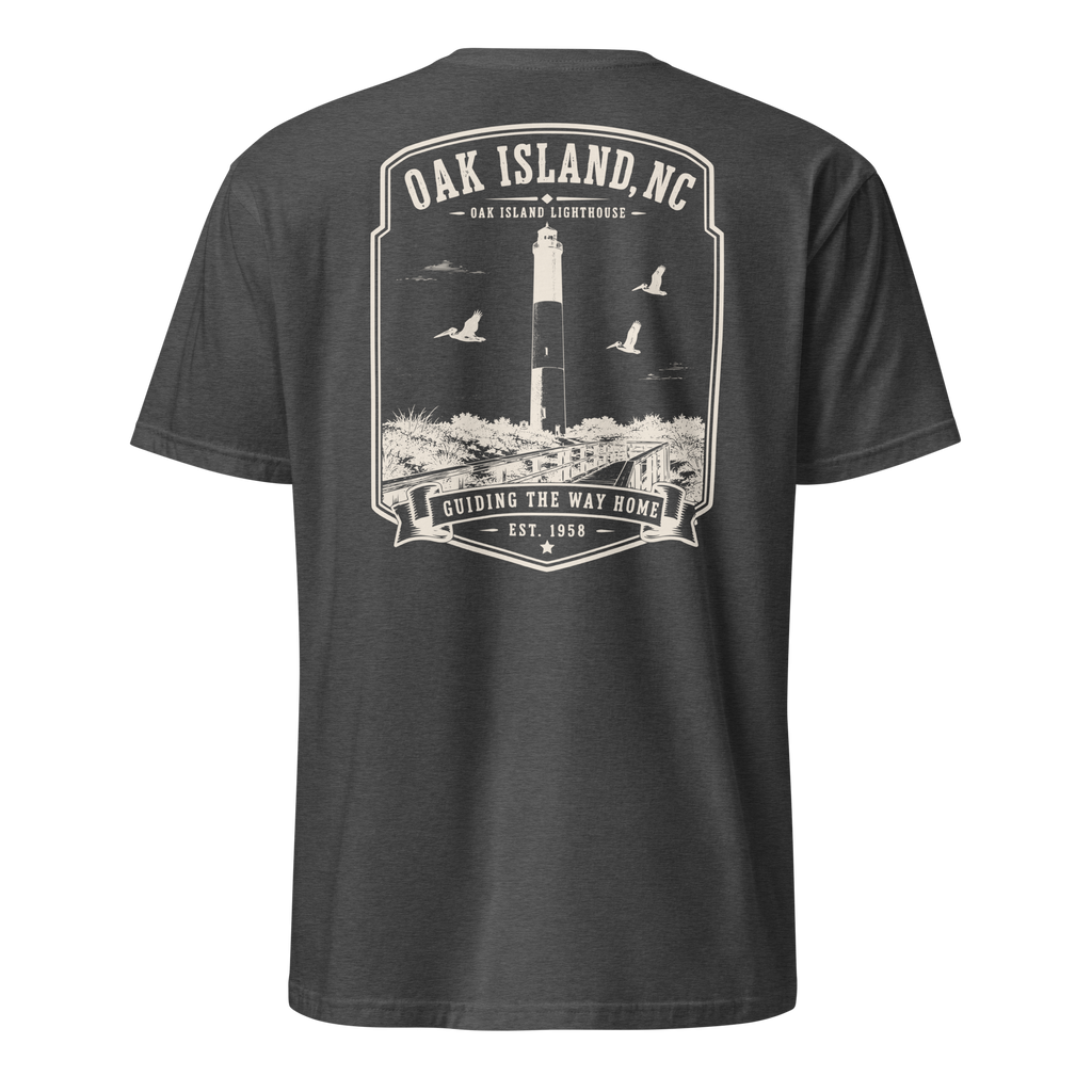 Oak Island, NC - Oak Island Lighthouse - Unisex T-Shirt