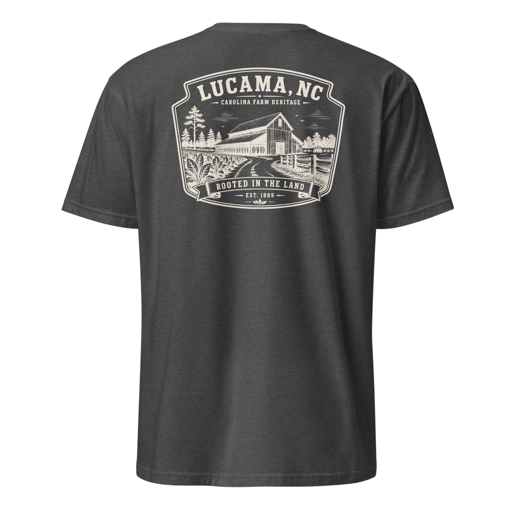Lucama, NC - Rooted In The Land - Unisex T-Shirt