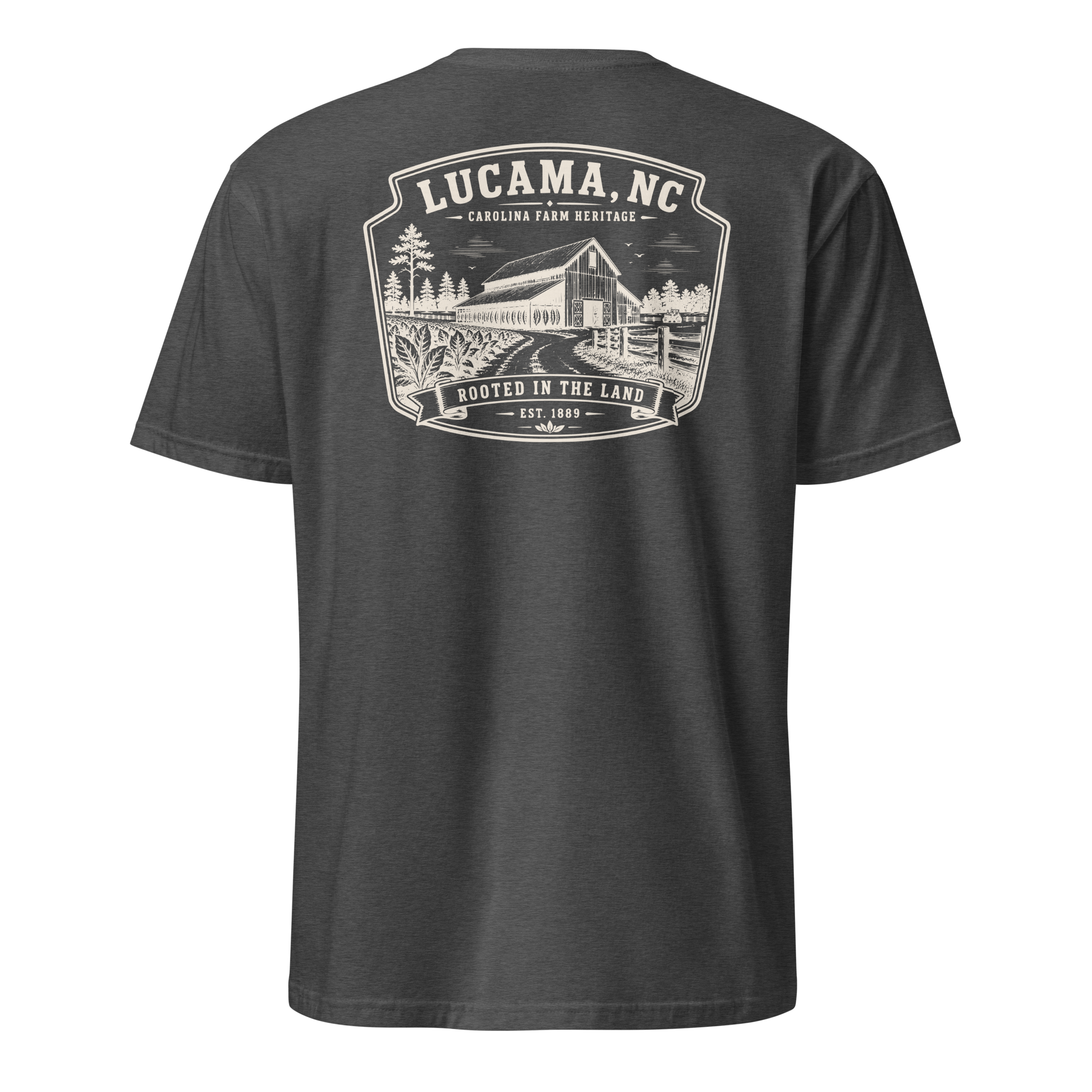 Lucama, NC - Rooted In The Land - Unisex T-Shirt