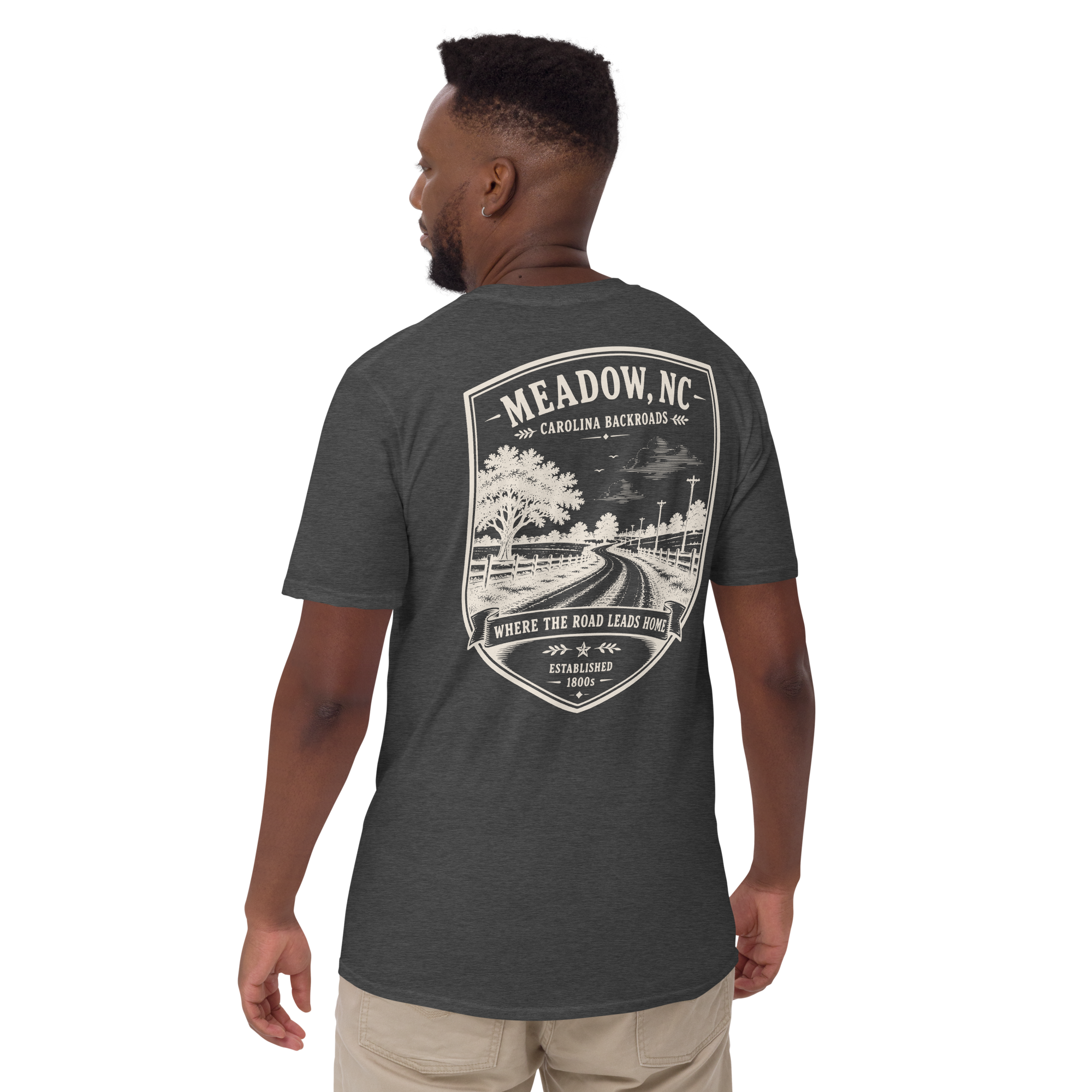 Meadow, NC - Carolina Backroads - Unisex T-Shirt