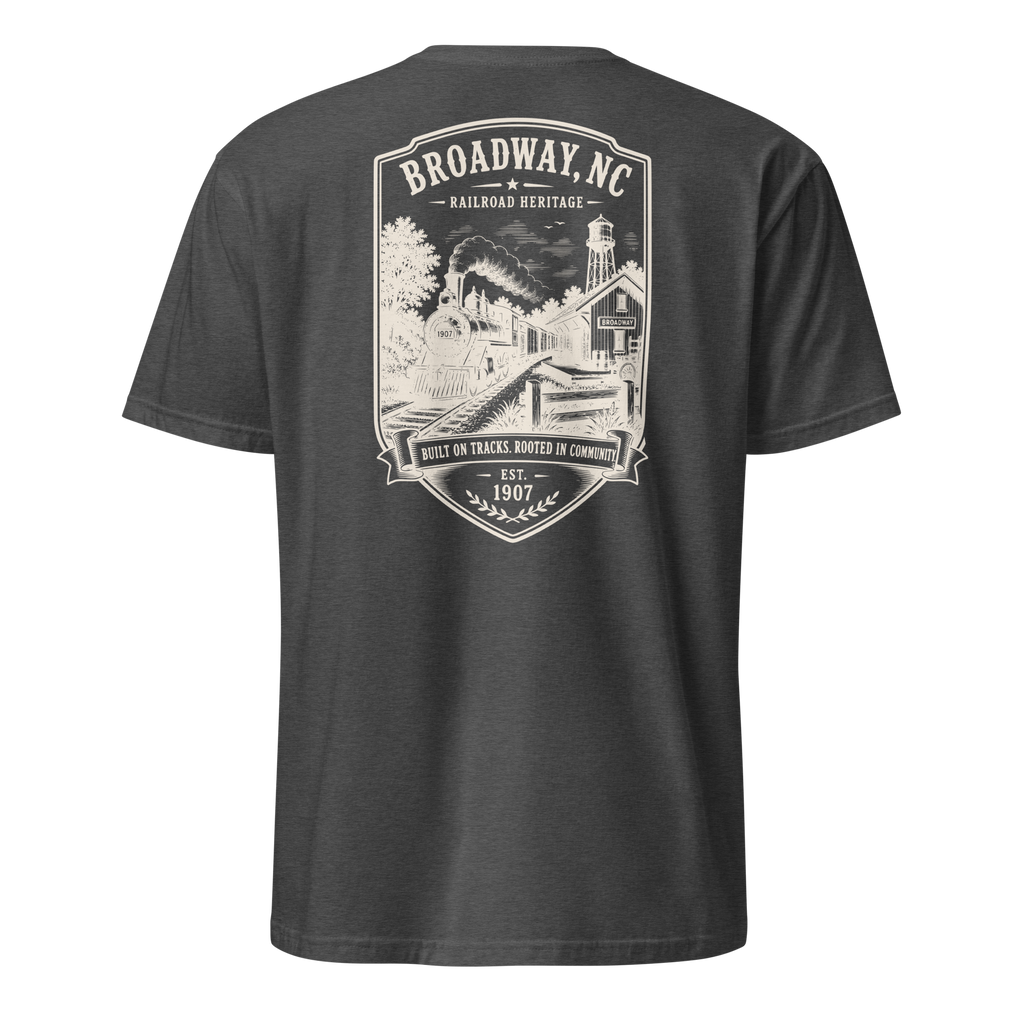 Broadway, NC - Railroad Heritage - Short-Sleeve Unisex