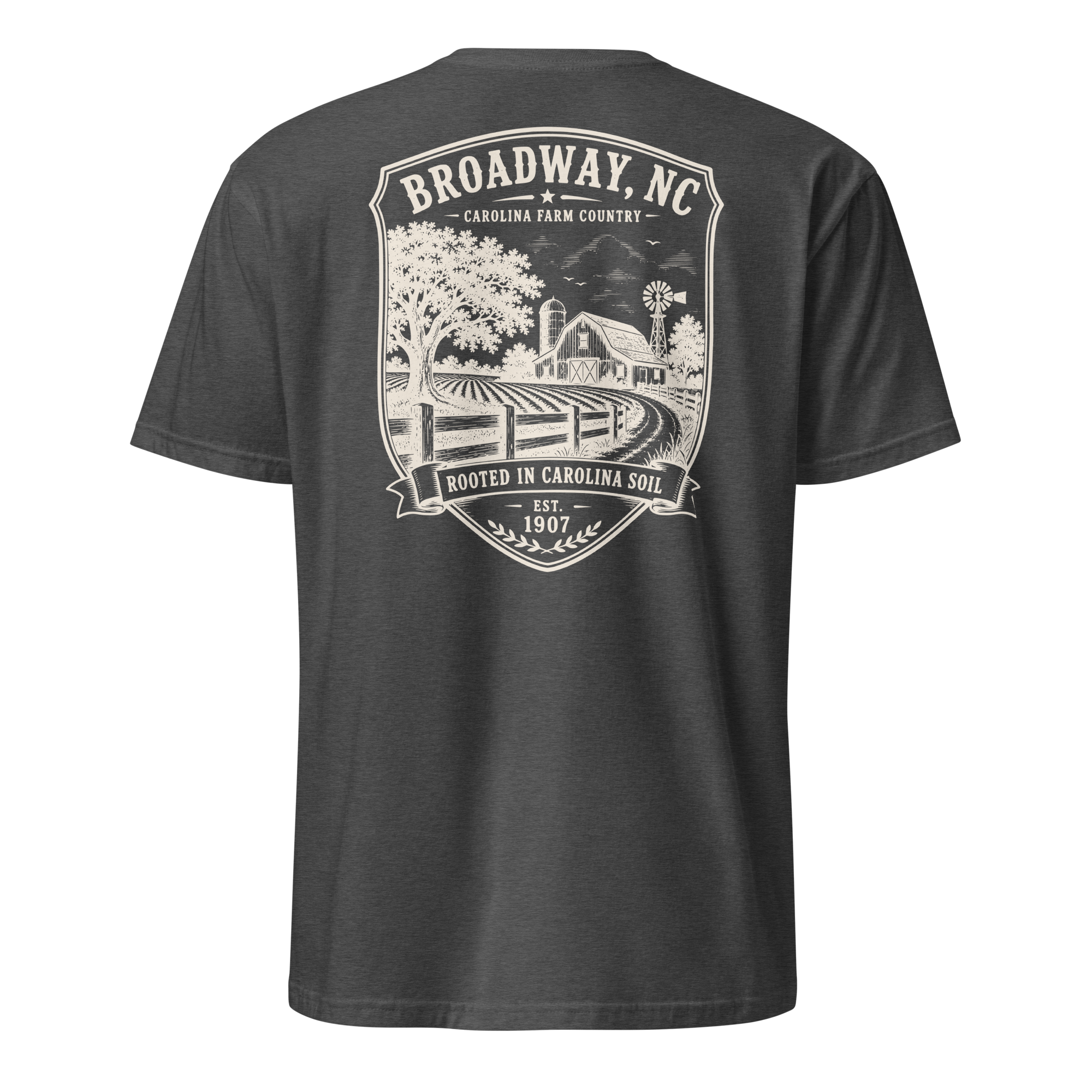 Broadway, NC - Farm Country - Short-Sleeve Unisex