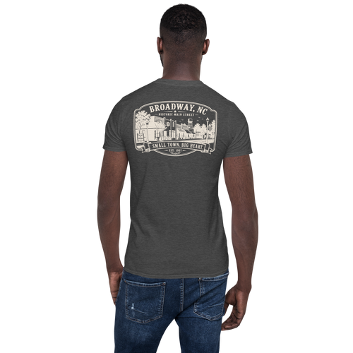 Broadway, NC - Main Street - Short-Sleeve Unisex
