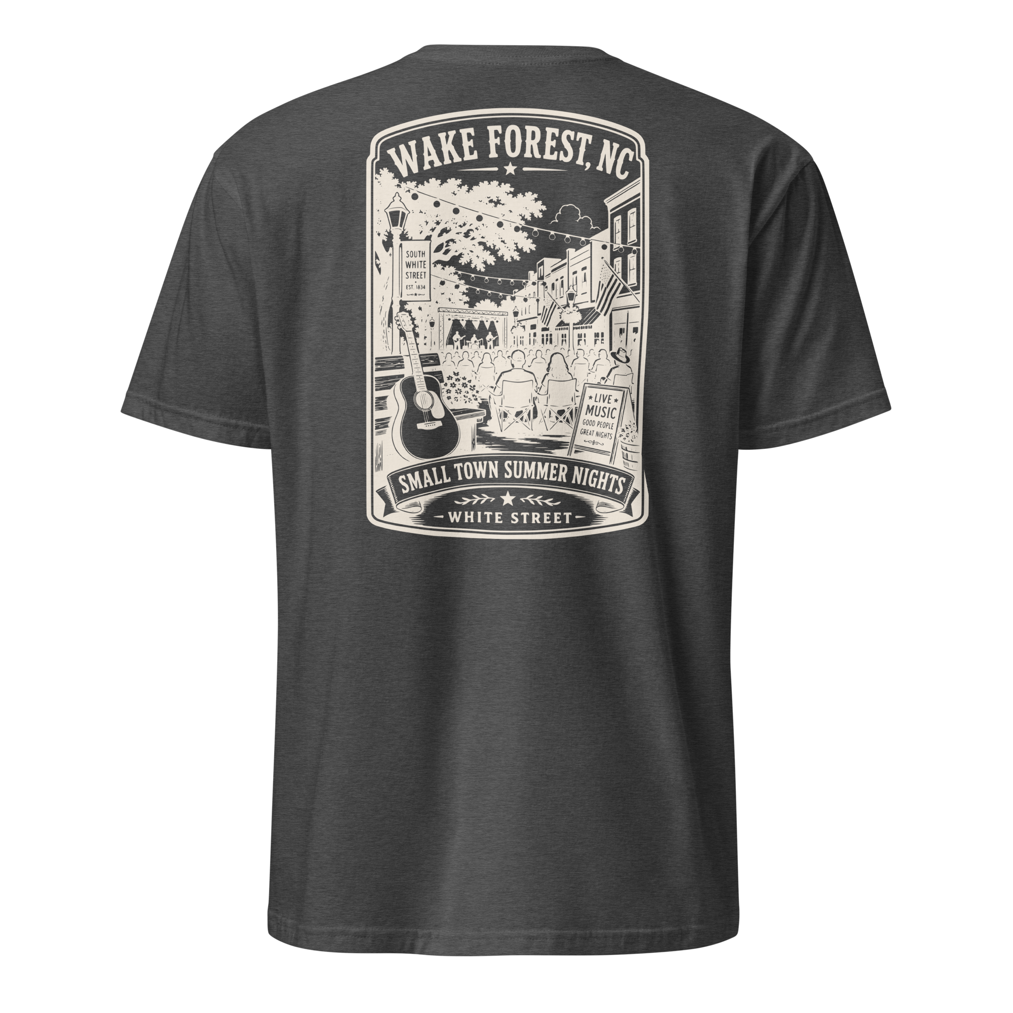 Wake Forest, NC - Small Town Summer Nights - Short-Sleeve Unisex