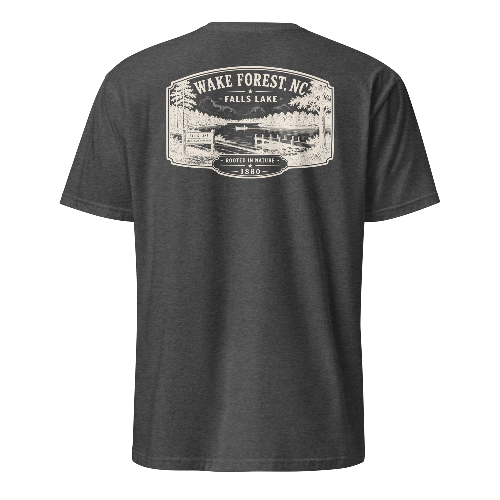 Wake Forest, NC - Falls Lake - Short-Sleeve Unisex