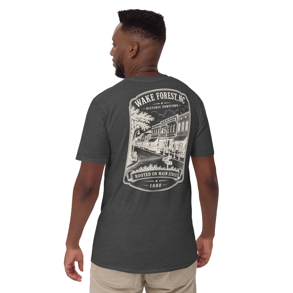 Wake Forest, NC - Historic Downtown - Short-Sleeve Unisex