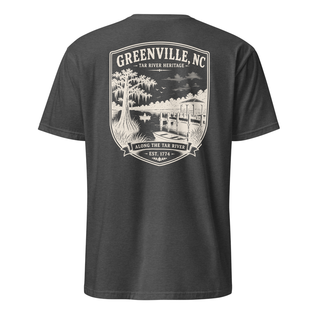 Greenville, NC - Along The Tar - Short-Sleeve Unisex
