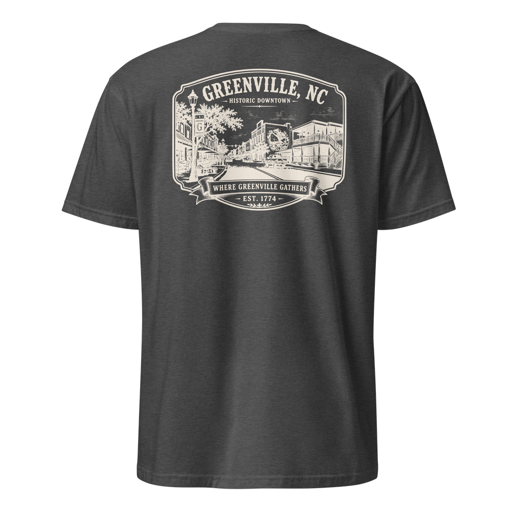 Greenville, NC - Downtown - Short-Sleeve Unisex