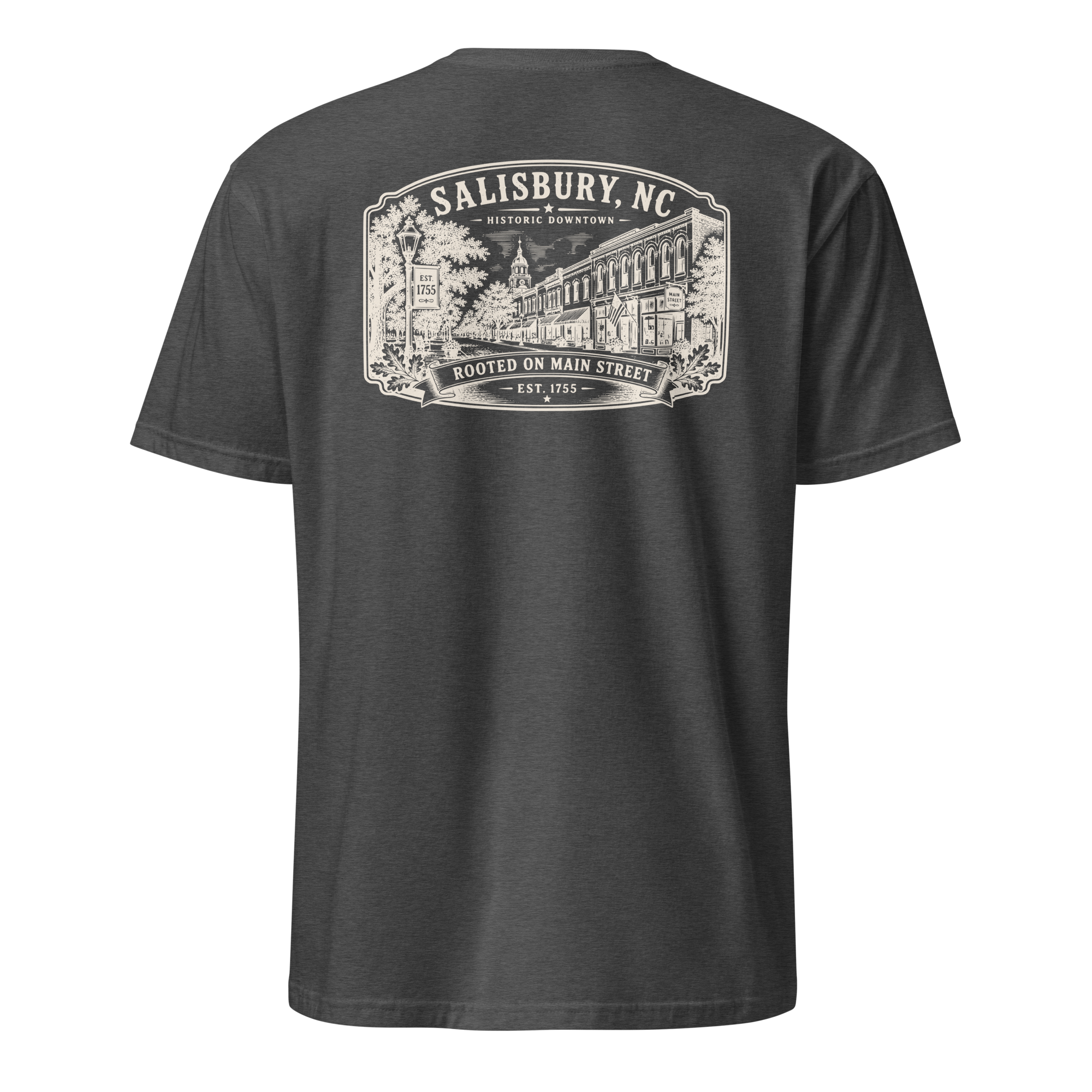 Salisbury, NC - Rooted On Main Street - Short-Sleeve Unisex