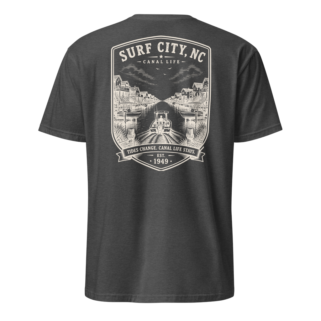 Surf City, NC - Canal Life - Short-Sleeve Unisex T-Shirt