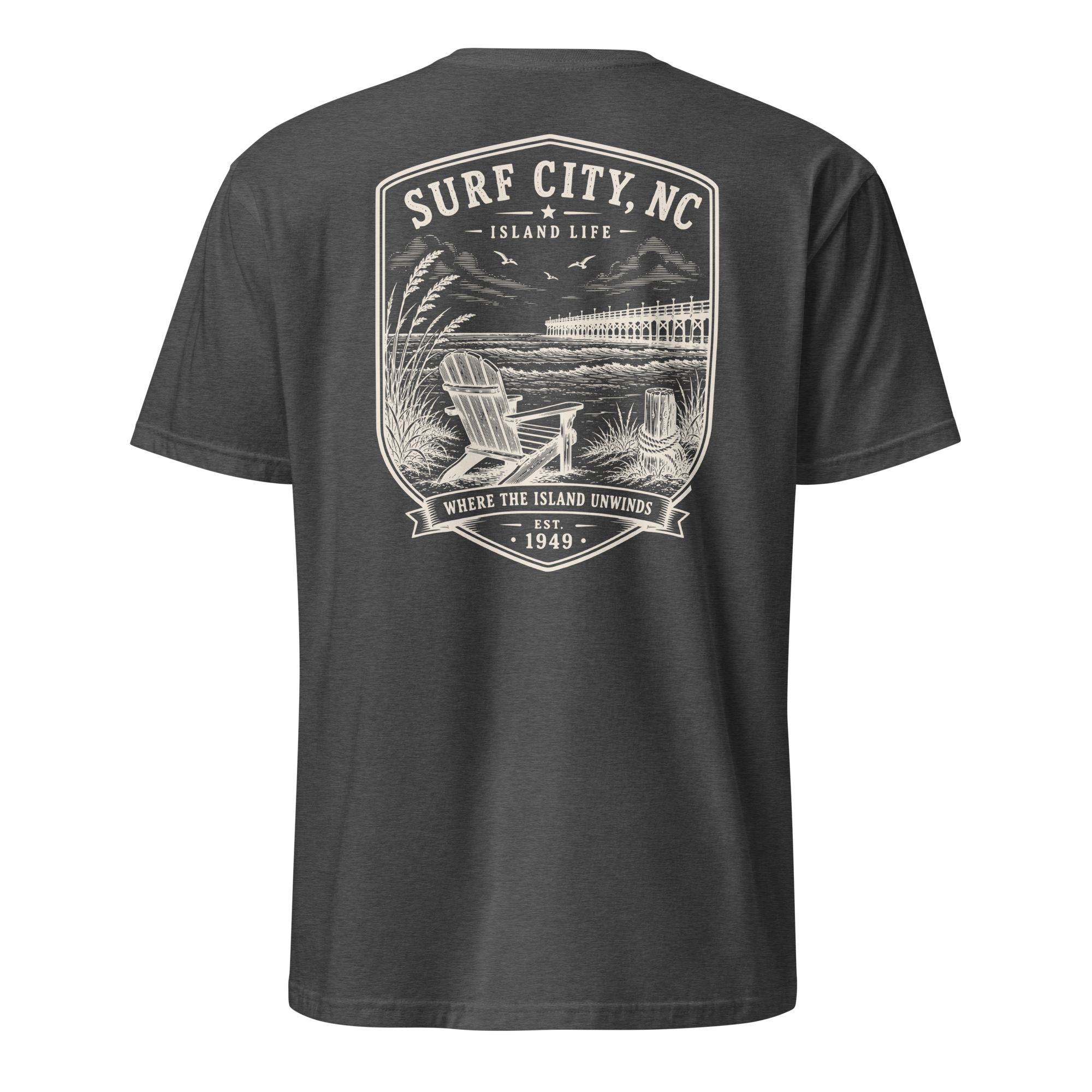 Surf City, NC - Island Life - Short-Sleeve Unisex T-Shirt
