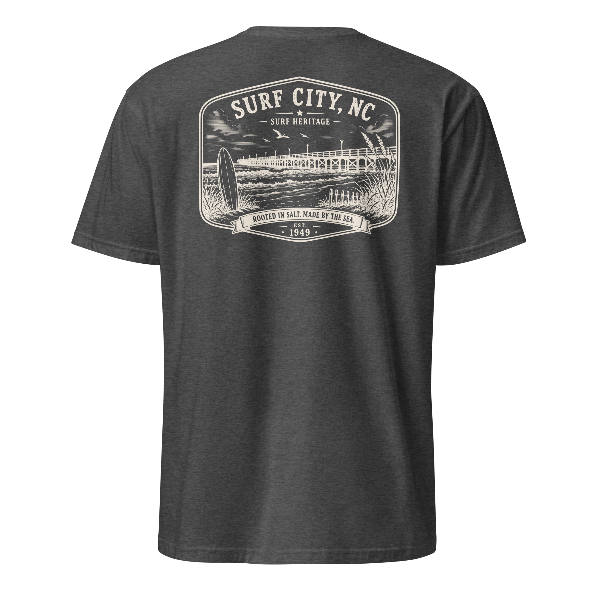 Surf City, NC - Surf Heritage - Short-Sleeve Unisex T-Shirt