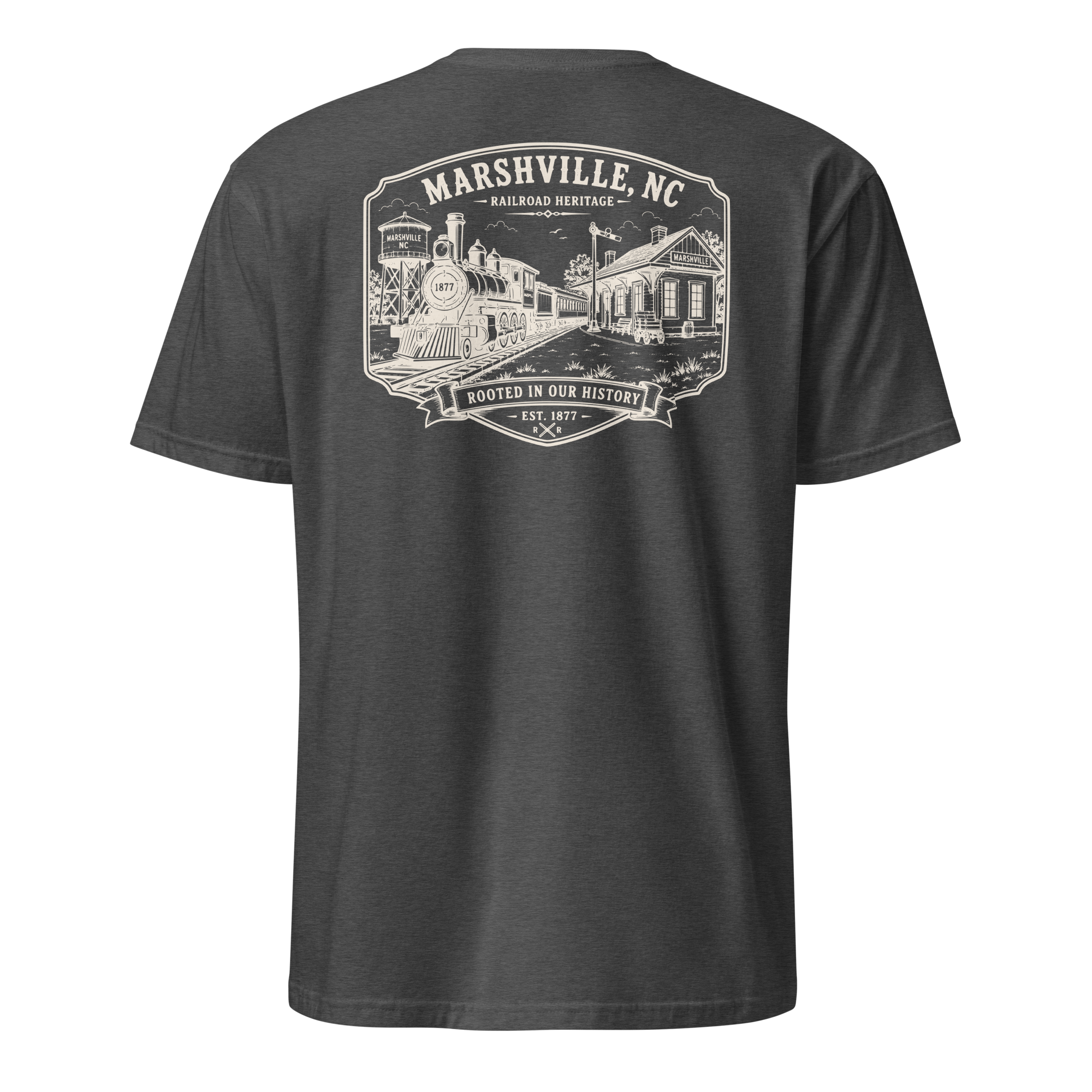 Marshville, NC - Railroad Heritage - Short-Sleeve Unisex