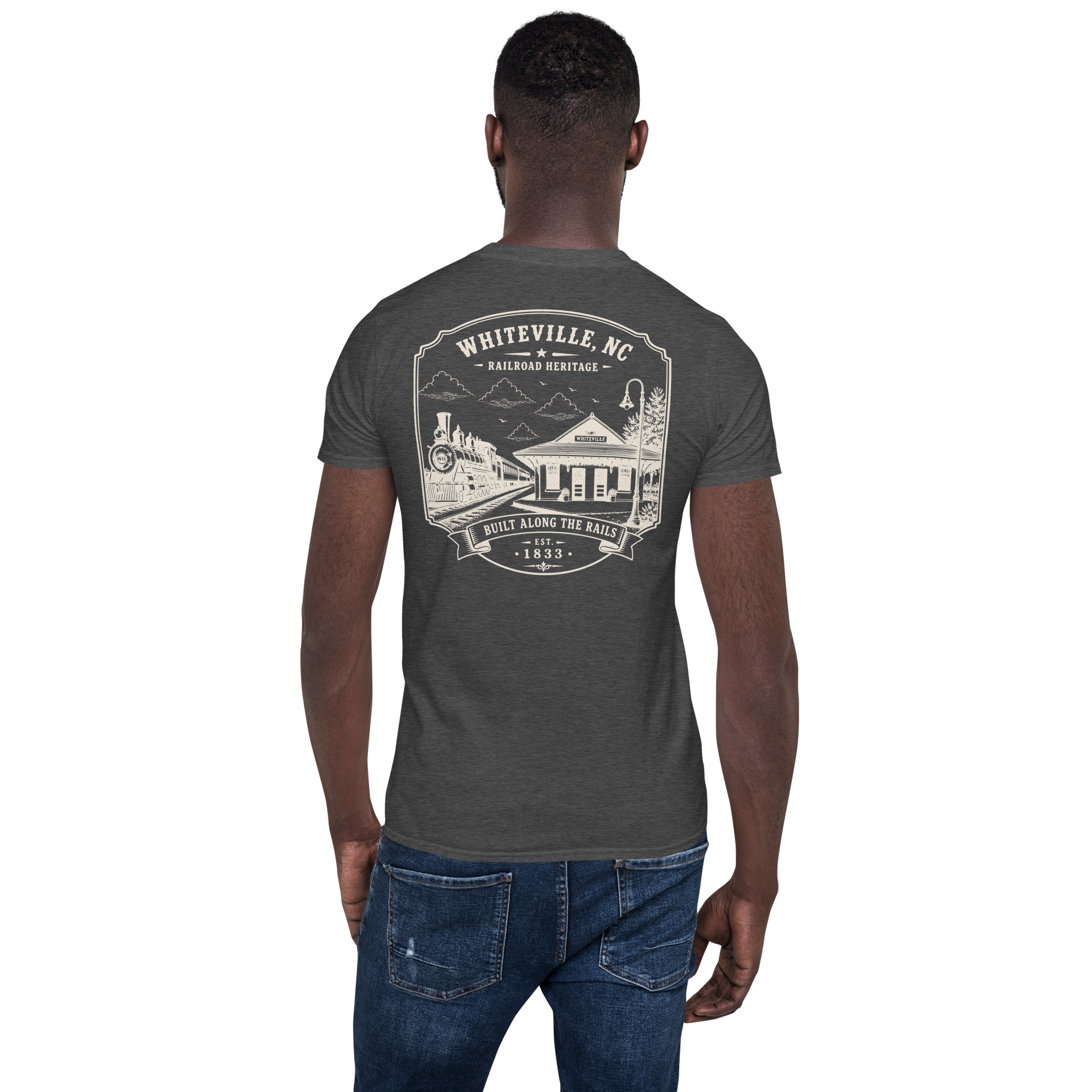 Whiteville, NC - Railroad Heritage - Short-Sleeve Unisex
