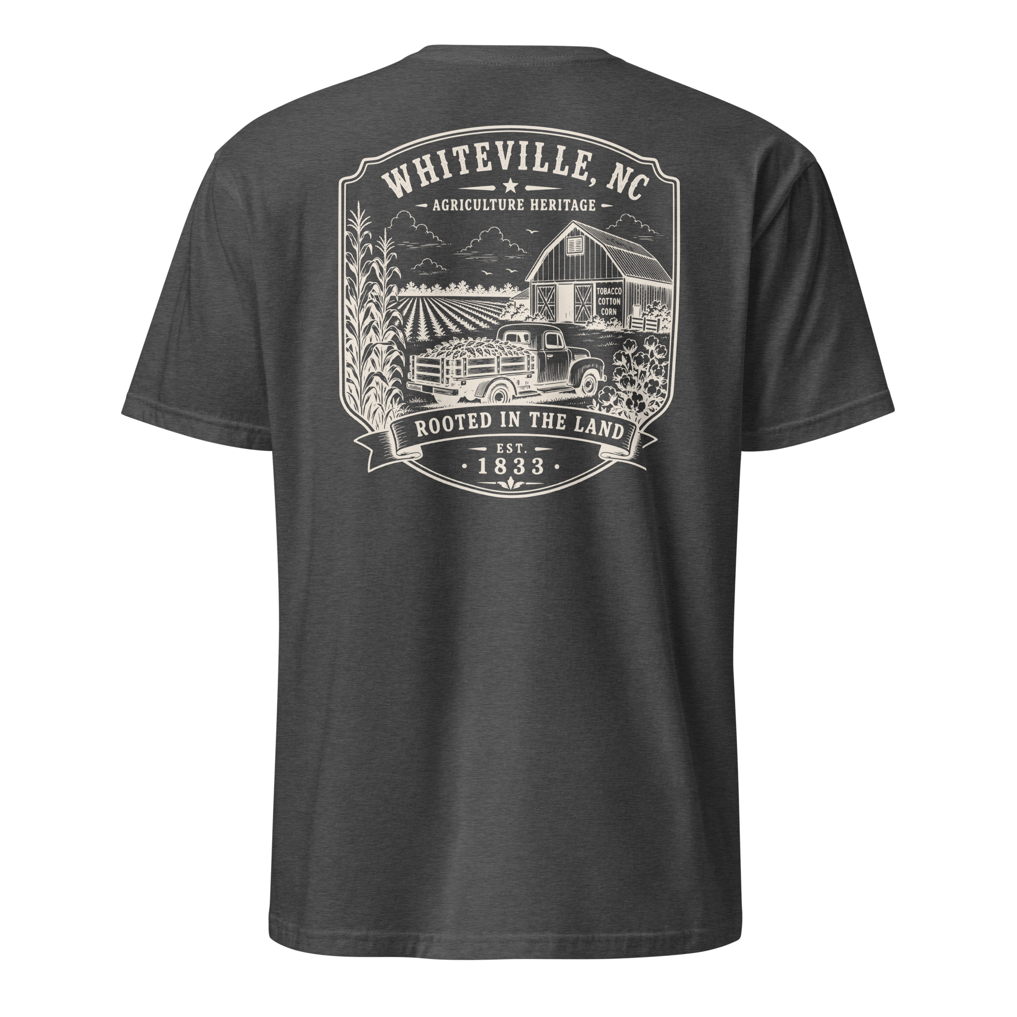 Whiteville, NC - Rooted In The Land - Short-Sleeve Unisex