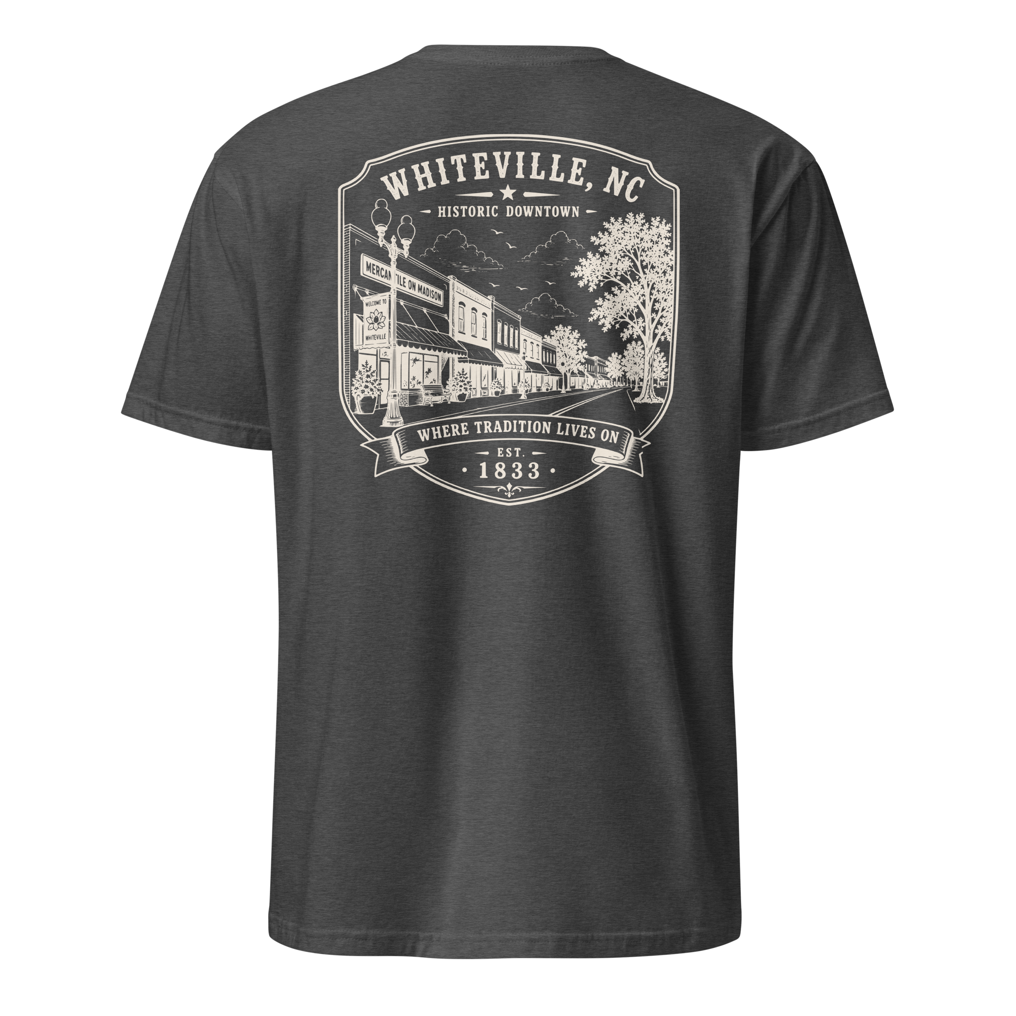 Whiteville, NC - Downtown - Short-Sleeve Unisex