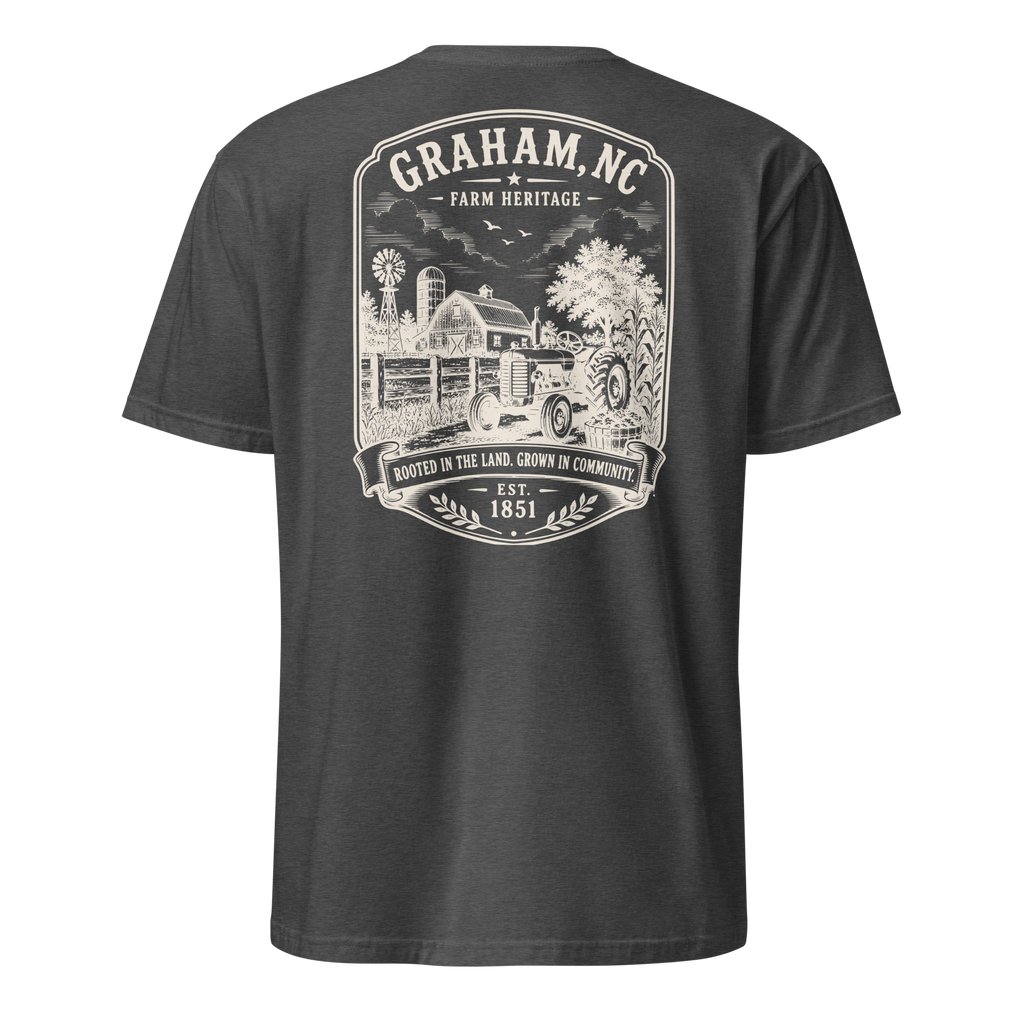 Graham, NC - Farm Heritage - Short-Sleeve Unisex