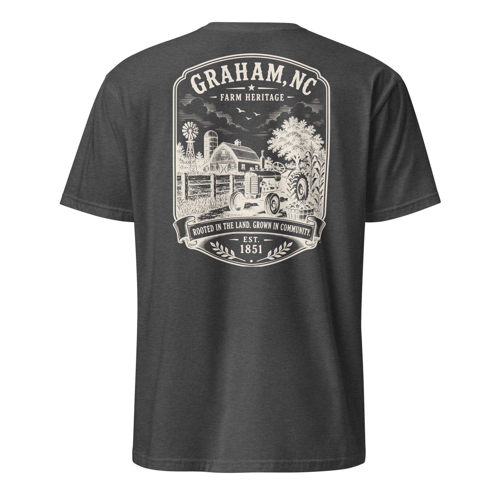 Graham, NC - Farm Heritage - Short-Sleeve Unisex