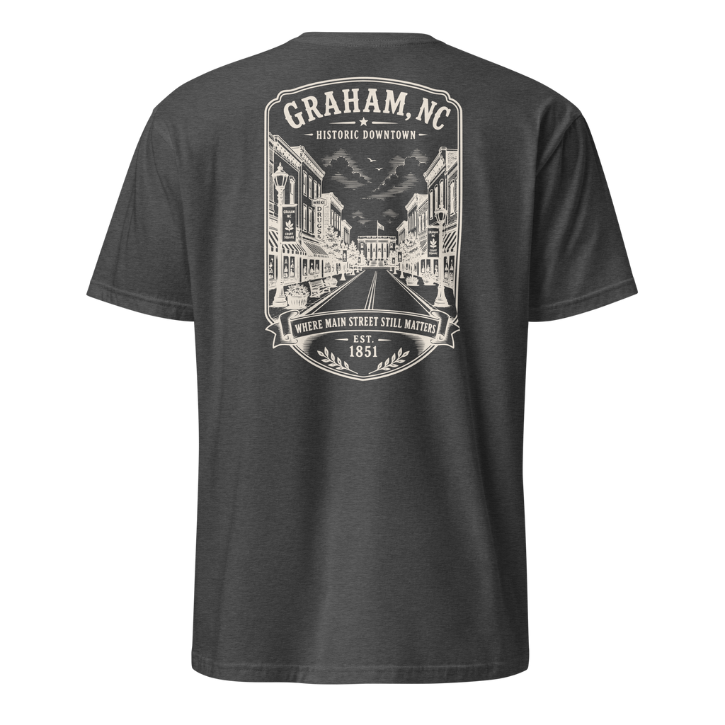 Graham, NC - Downtown - Short-Sleeve Unisex
