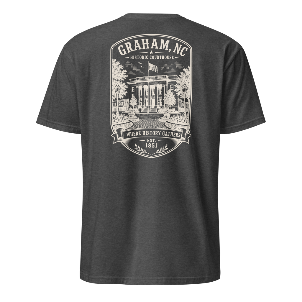 Graham, NC - Historic Courthouse - Short-Sleeve Unisex