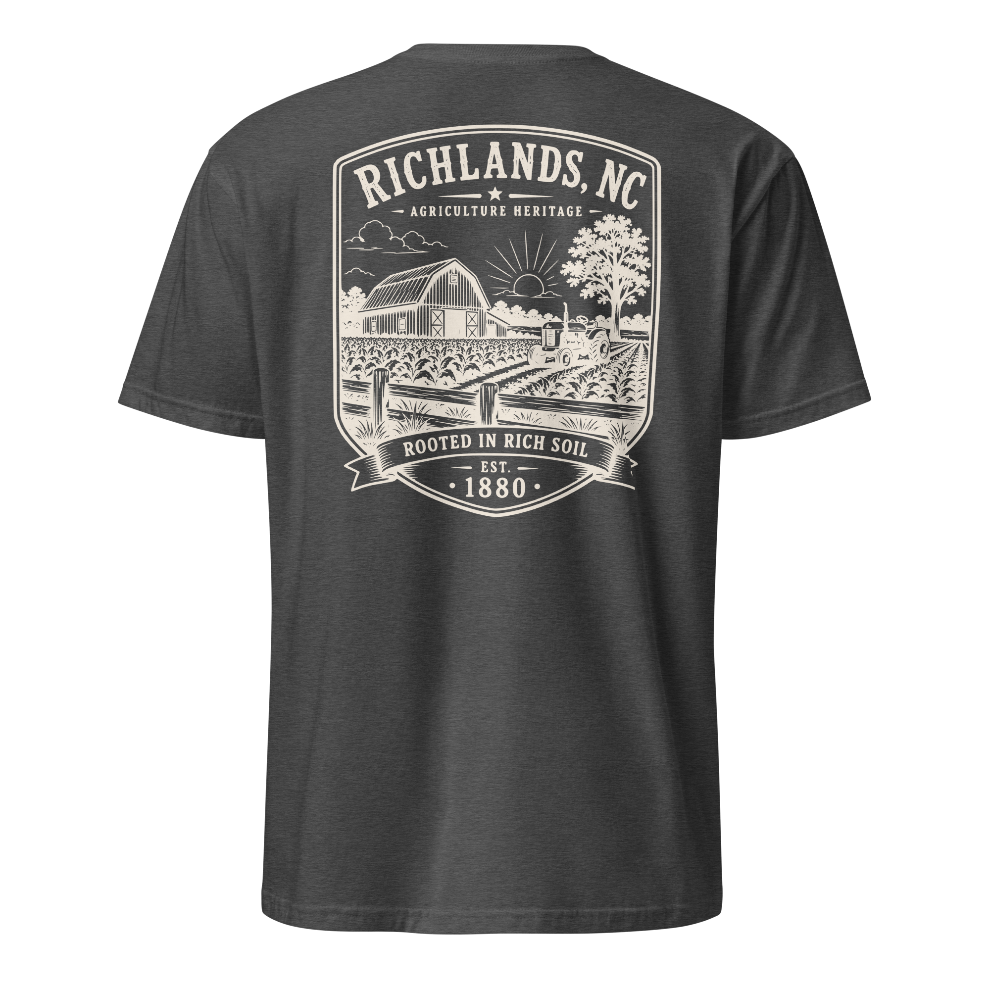 Richlands, NC - Rooted In Rich Soil - Short-Sleeve Unisex