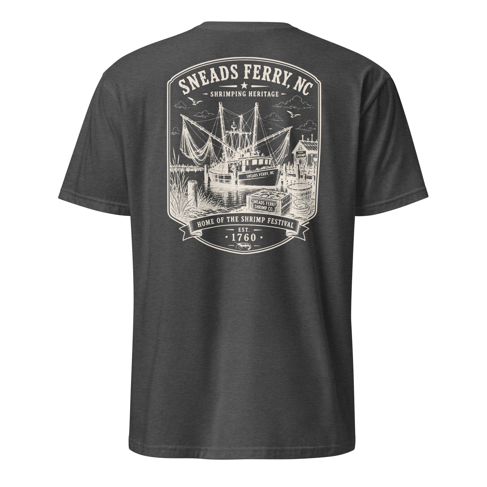 Sneads Ferry, NC - Shrimping Heritage - Short-Sleeve Unisex