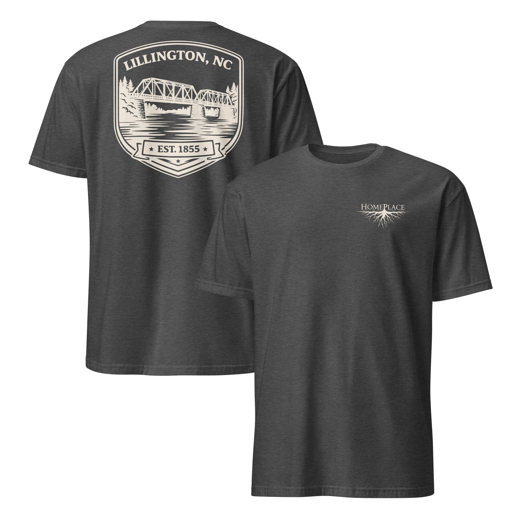 Lillington, NC - Old Trestle Bridge - Unisex T-Shirt