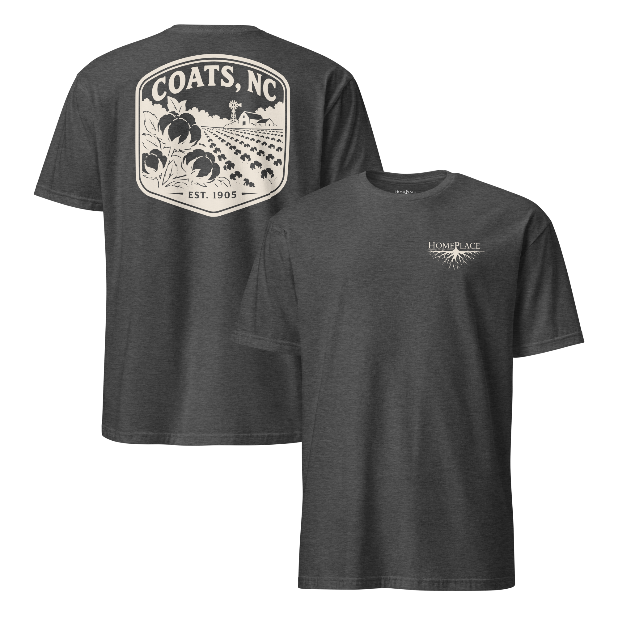 Coats, NC - Cotton Farm - Unisex T-Shirt