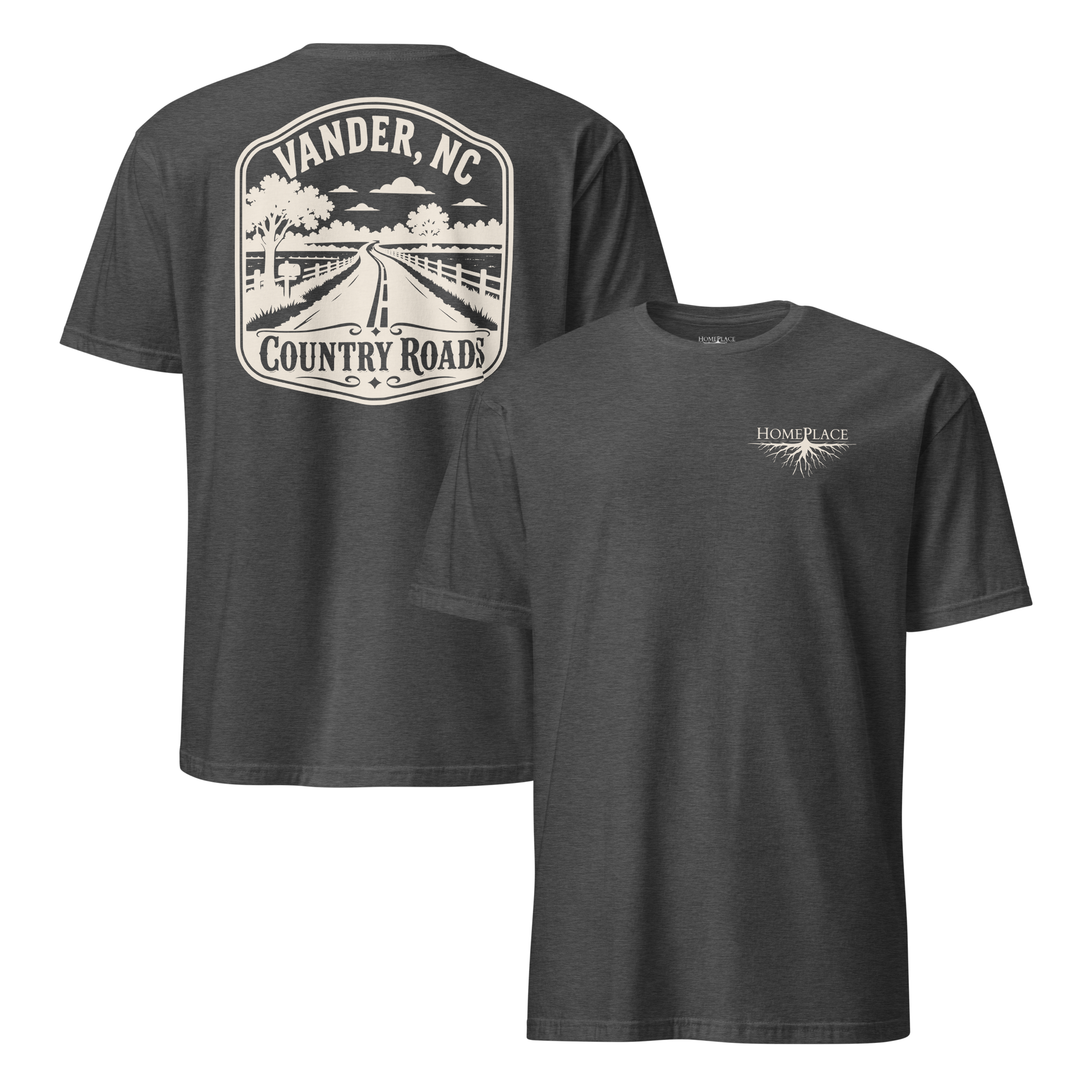 Vander, NC - Country Roads - Unisex T-Shirt