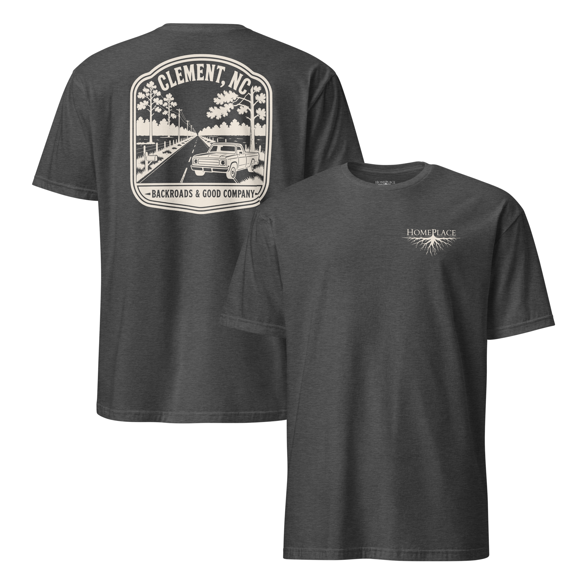 Clement, NC - Country Roads - Unisex T-Shirt