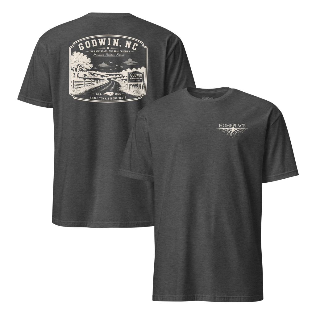 Godwin, NC - The Back Roads - Unisex T-Shirt