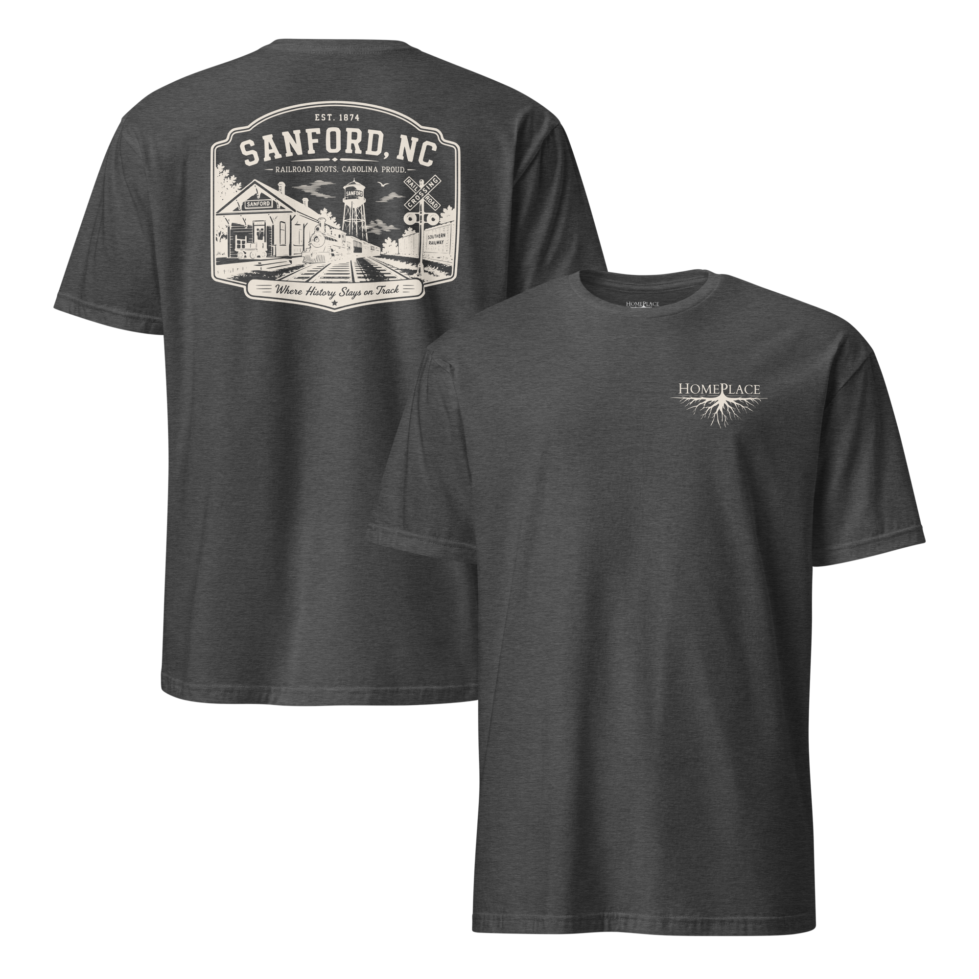 Sanford, NC - Railroad Roots - Unisex T-Shirt