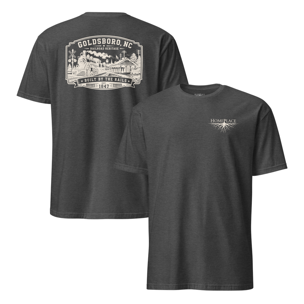 Goldsboro, NC - Built On Rails - Unisex T-Shirt
