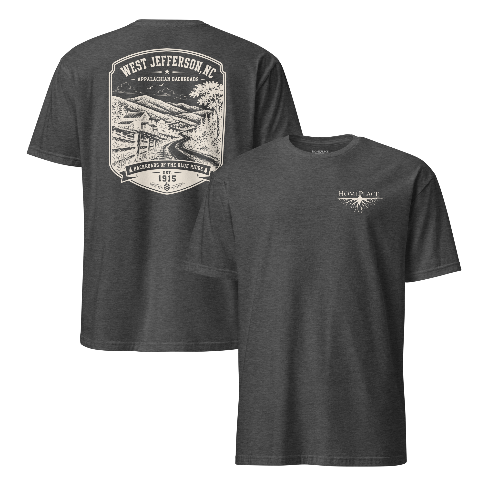 West Jefferson - Appalachian Backroads - Unisex T-Shirt