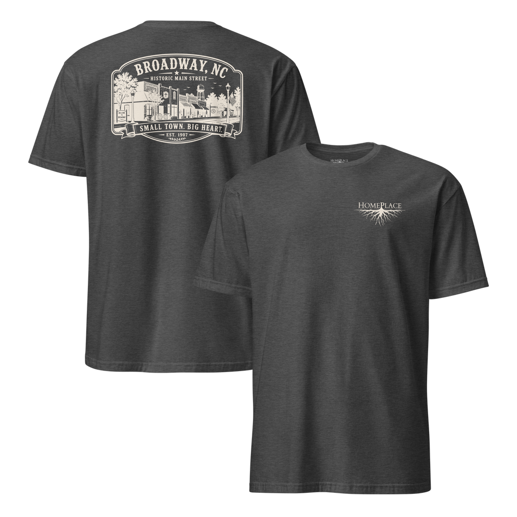 Broadway, NC - Main Street - Short-Sleeve Unisex